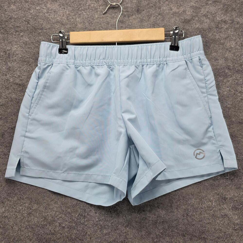 Magellan Outdoors Shorts Womens S Blue 3.5 In Athletic Water Repellent Pockets